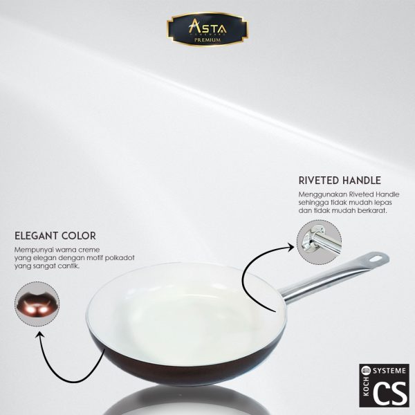 Fry Pan CS KochSyteme 24CM - Asta Prremium