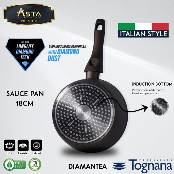 Diamantea Tognana Sauce Pan 18CM Tognana - Asta Premium