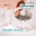 Kain Refill Microfiber Pel Lantai Spin Mop Serap Air 16 cm
