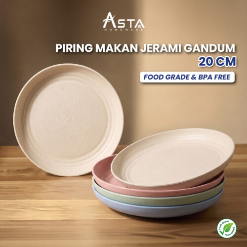piring makan jerami
