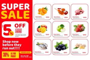 Supermarket Discount For Frugal Living