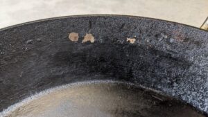 Coating Alat Masak yang rusak dan mulai cuil